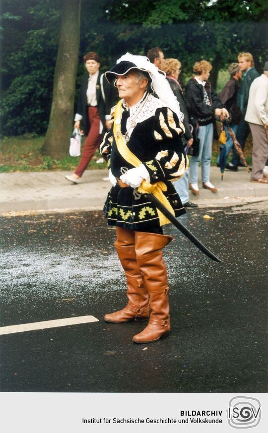 Festumzug zum Tag der Sachsen in Rochlitz 1995