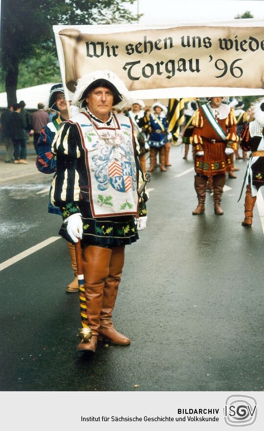 Festumzug zum Tag der Sachsen in Rochlitz 1995
