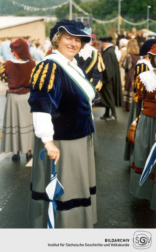 Festumzug zum Tag der Sachsen in Rochlitz 1995