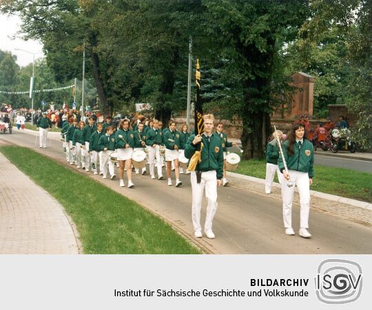 Festumzug zum Tag der Sachsen in Rochlitz 1995