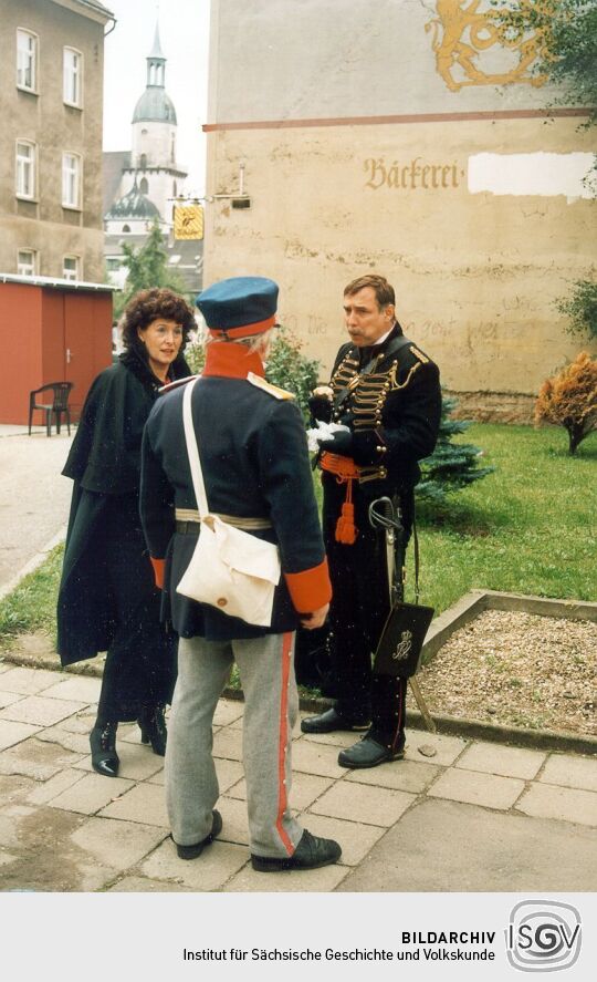 Festumzug zum Tag der Sachsen in Rochlitz 1995