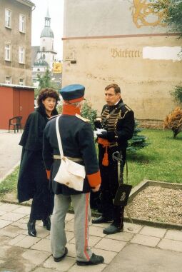 Bild: Festumzug zum Tag der Sachsen in Rochlitz 1995