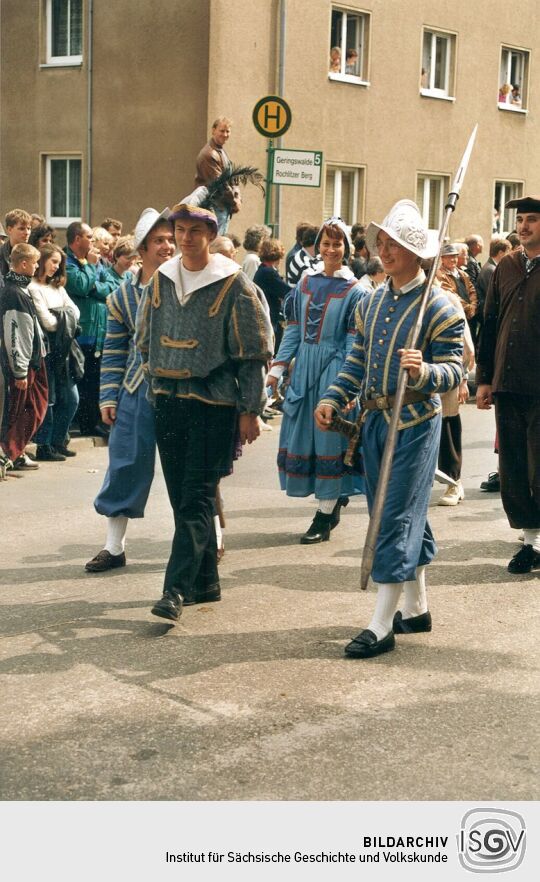 Festumzug zum Tag der Sachsen