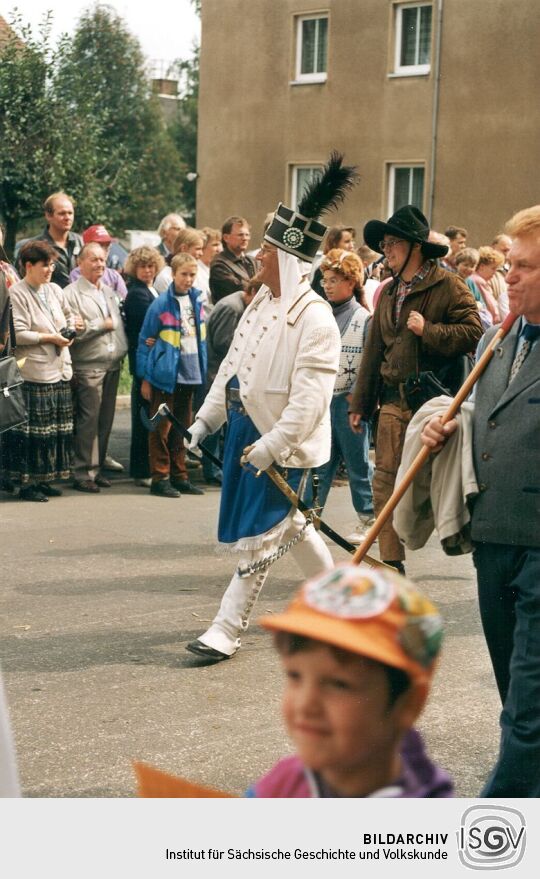 Schneeberger Steiger beim Tag der Sachsen
