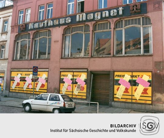 Leerstehendes Kaufhaus in Mittweida