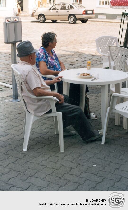 Imbißstand am Döbelner Untermarkt