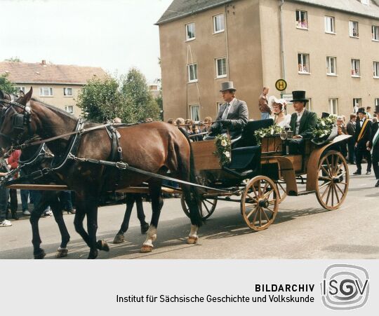 Festumzug in Rochlitz zum Tag der Sachsen