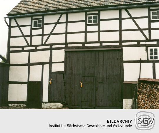 Fachwerkscheune in Aitzendorf zum Tag der Sachsen