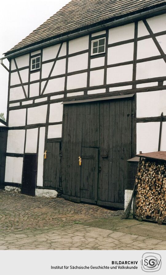 Fachwerkscheune in Aitzendorf zum Tag der Sachsen