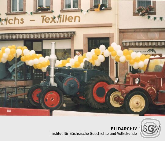 Historischer Markt zum Tag der Sachsen in Rochlitz