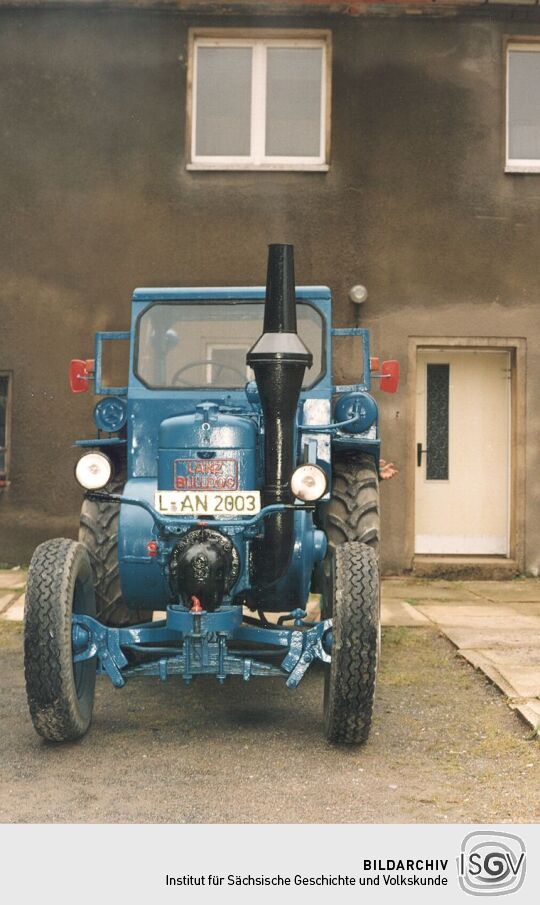 Lanz-Zugmaschine zum Tag der Sachsen in Aitzendorf