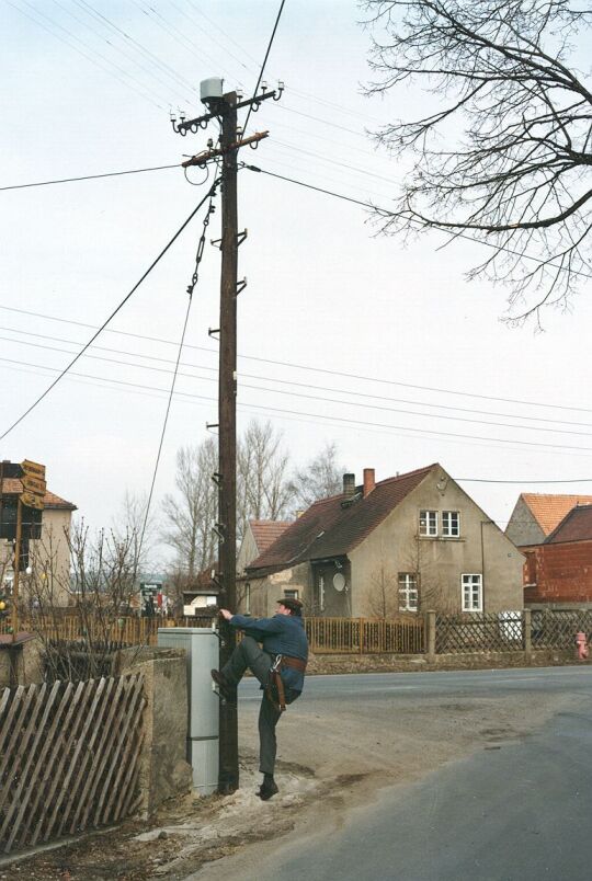 Überprüfung der Telefonleitung in Strauch