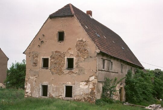 Leerstehendes Bauernhaus in Glaubitz