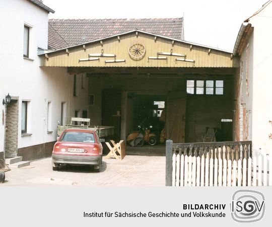 Garage eines ehemaligen Bauernhofes in Schönfeld