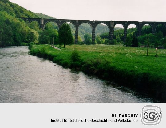 Hetzdorfer Viadukt über die Flöha