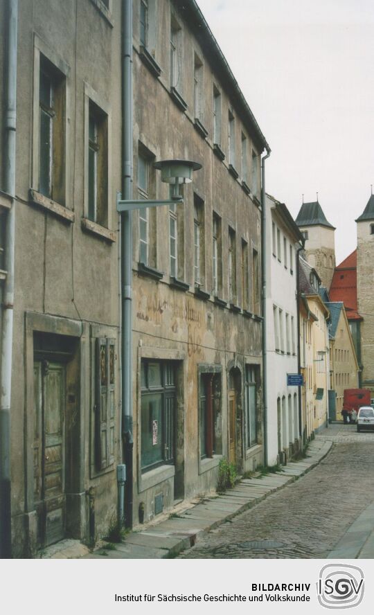 Altes Pflaster in Freiberg - Domgasse