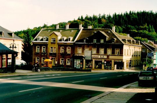 Häuser am Markt in Thum