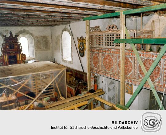 Kirchenrenovierung in Brockwitz
