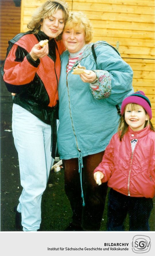 Weihnachtsmarkt 1993 in Riesa