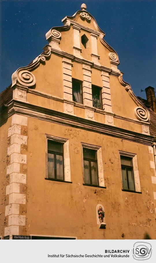 Wohnhaus mit Renaissancegiebel in Wurzen
