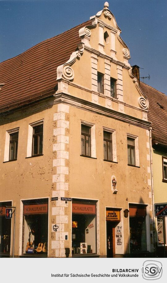 Wohnhaus mit Renaissancegiebel in Wurzen
