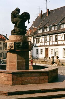 Bild: Brunnen am Wurzener Markt