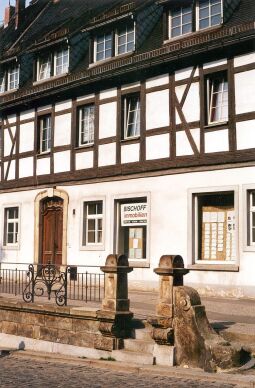 Bild: Fachwerkhaus am Markt 1 in Wurzen