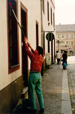Bild: Fensterputzer in Wurzen