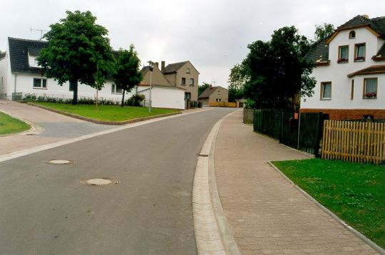 Dorfstraße in Dahlitzsch