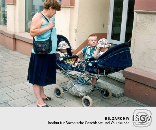 Begegnung mit Zwillingen in Frohburg