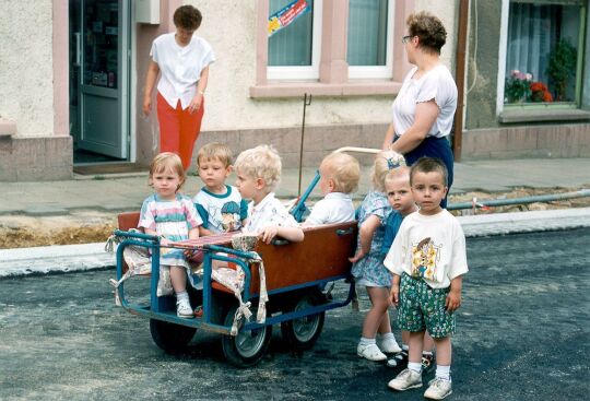 Kindergartenausflug in Frohburg