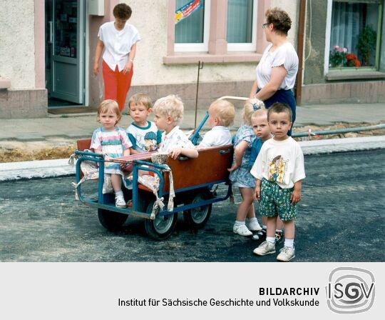 Kindergartenausflug in Frohburg