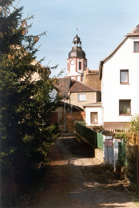 Blick zur Frohburger Kirche