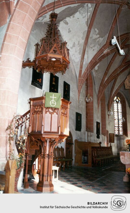 Kanzel der Frohburger Kirche