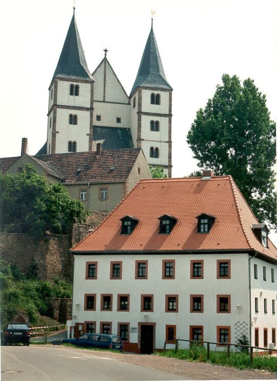 Blick zur Nikolaikirche in Geithain