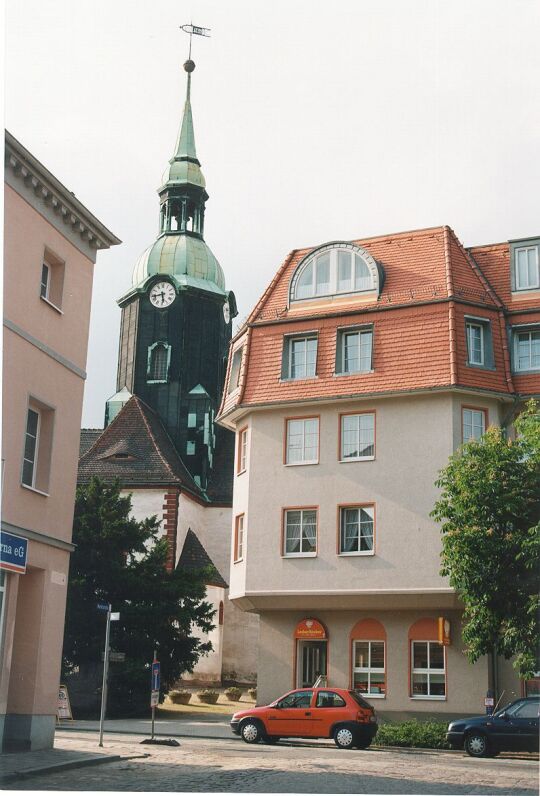 Blick zur Kirche von Bad Lausick