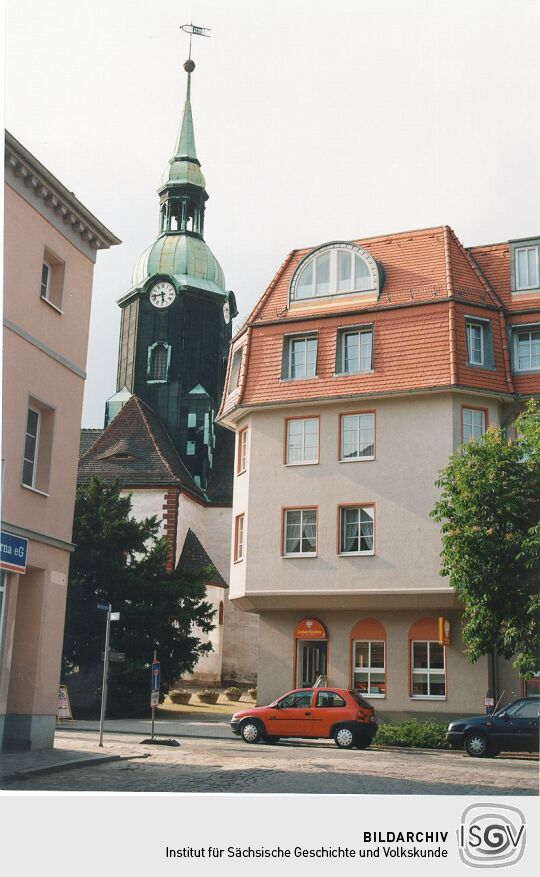 Blick zur Kirche von Bad Lausick