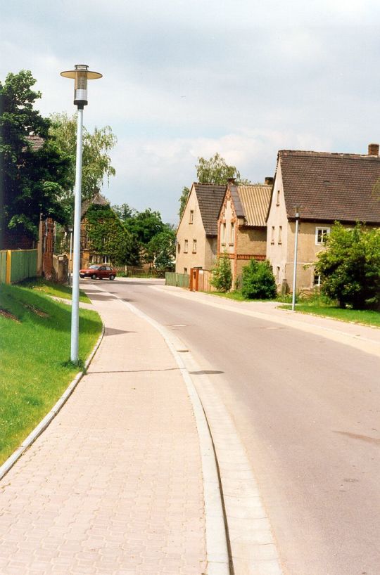 Dorfstraße in Pötzschau/ Dahlitzsch