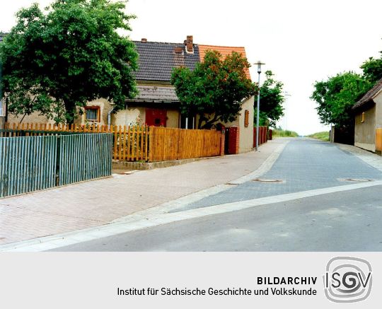 Dorfstraße in Dalitzsch