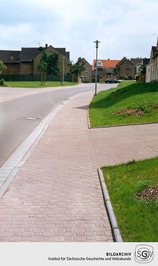 Dorfstraße in Dahlitzsch