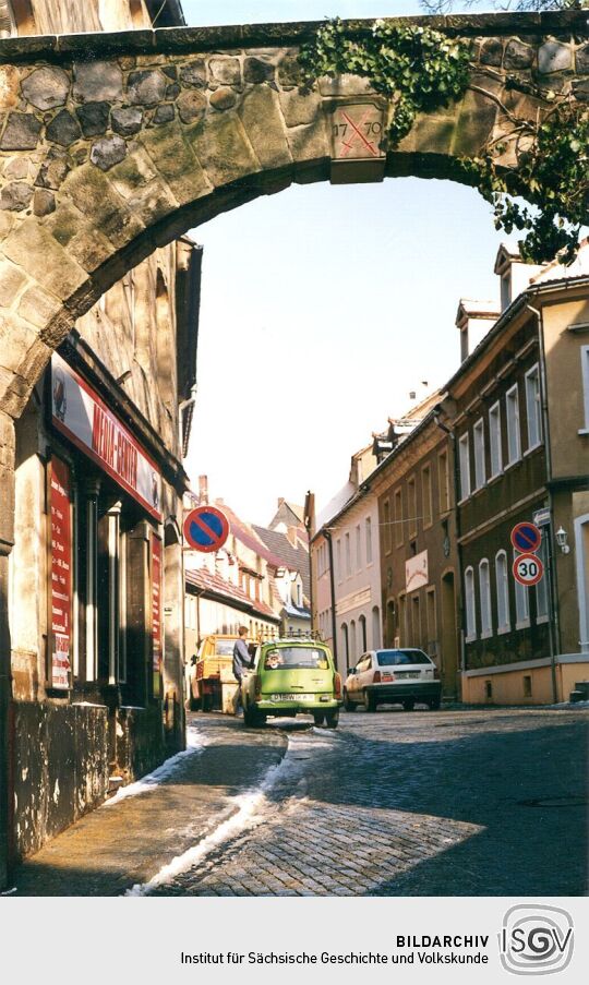 Straßenraum in Stolpen