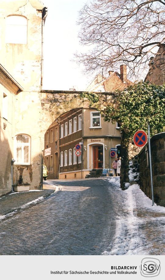 Straßenraum in Stolpen