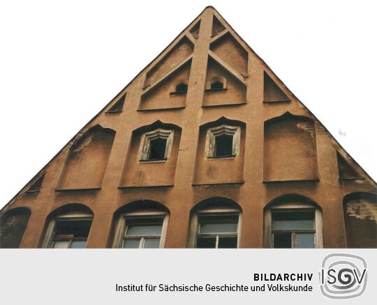 Pirna - Masswerkgiebel - Obere Burgstraße 3