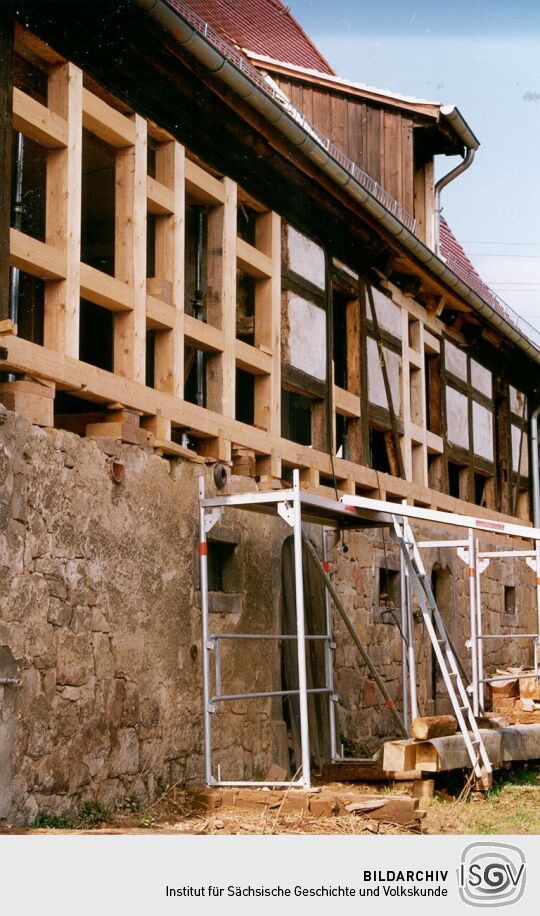 Fachwerksanierung - Pirna-Bonnewitz, Am Bonnewitzer Rundling 1