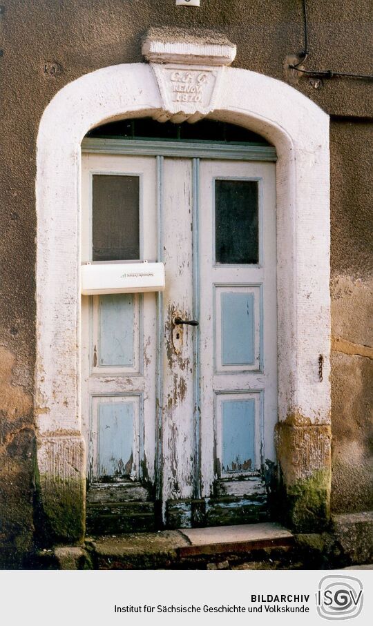 Fassadendetail in Pirna Liebstädter Straße 9