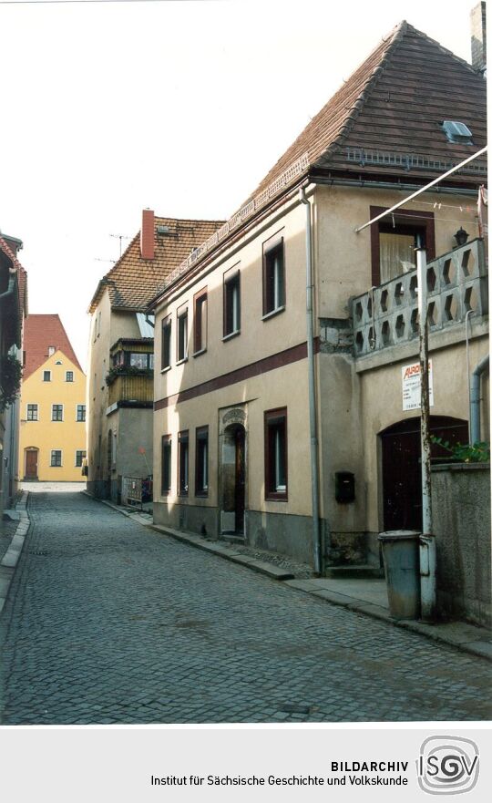 Straßenzug in Neustadt/ Sa.