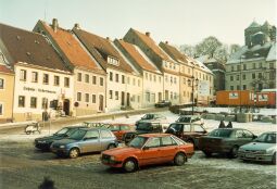 Bild: Ausschnitt des Marktplatzes von Stolpen