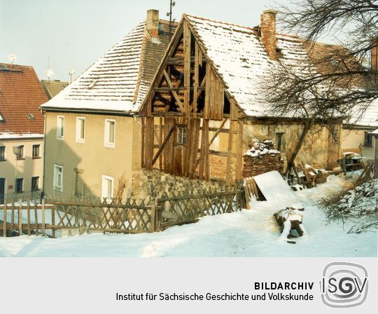 Teilweise ruinöser Baubestand in Stolpen