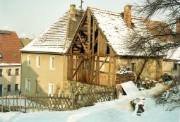 Bild: Teilweise ruinöser Baubestand in Stolpen