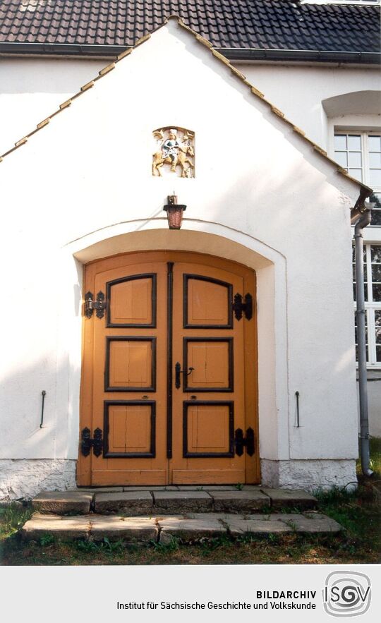 Zugang zur Kirche in Lauterbach